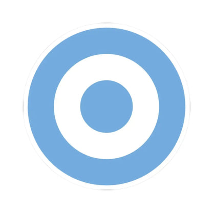 Roundel of Argentina (Argentina) STICKER Vinyl Kiss-Cut Decal 2 Inch White - The Sticker Space