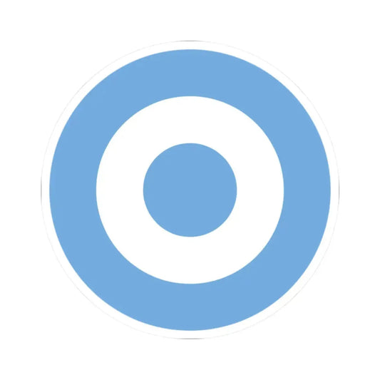 Roundel of Argentina (Argentina) STICKER Vinyl Kiss-Cut Decal 2 Inch White - The Sticker Space