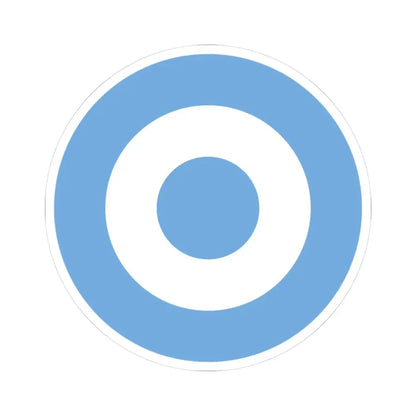 Roundel of Argentina (Argentina) STICKER Vinyl Kiss-Cut Decal 3 Inch White - The Sticker Space