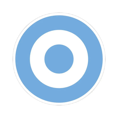 Roundel of Argentina (Argentina) STICKER Vinyl Kiss-Cut Decal 4 Inch White - The Sticker Space