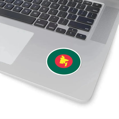 Roundel of Bangladesh with map in centre (Bangladesh) STICKER Vinyl Kiss-Cut Decal - The Sticker Space