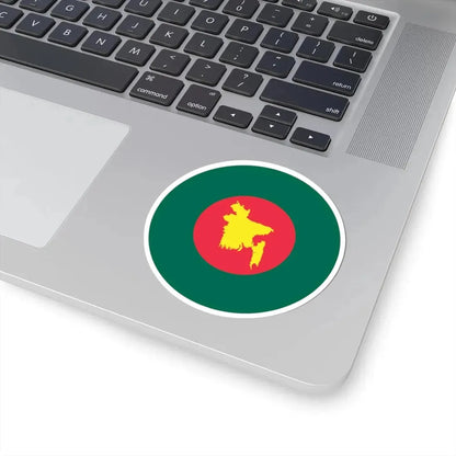 Roundel of Bangladesh with map in centre (Bangladesh) STICKER Vinyl Kiss-Cut Decal - The Sticker Space