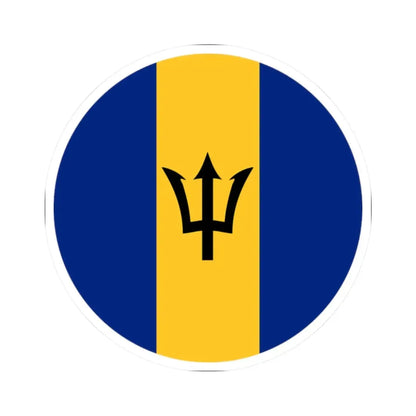 Roundel of Barbados fictional (Barbados) STICKER Vinyl Kiss-Cut Decal 2 Inch White - The Sticker Space