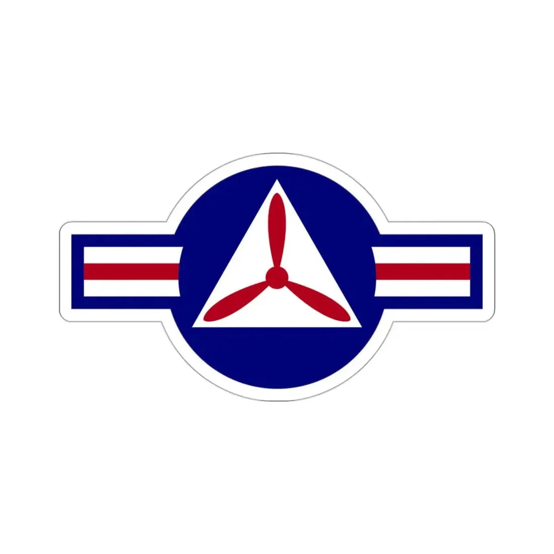 Roundel of the Civil Air Patrol STICKER Vinyl Die-Cut Decal 3 Inch - The Sticker Space