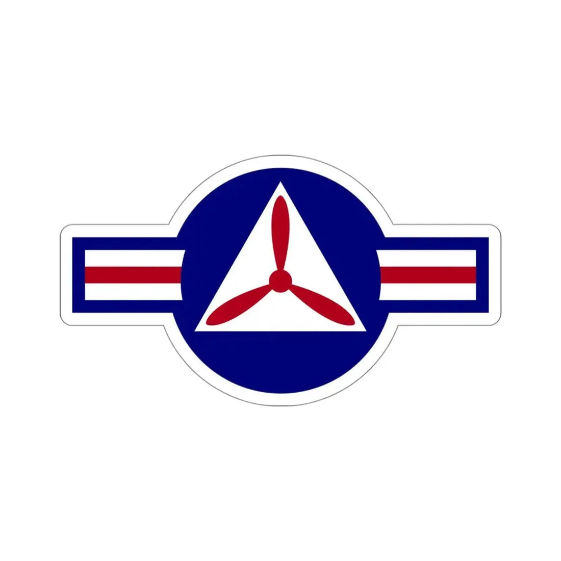 Roundel of the Civil Air Patrol STICKER Vinyl Die-Cut Decal 4 Inch - The Sticker Space