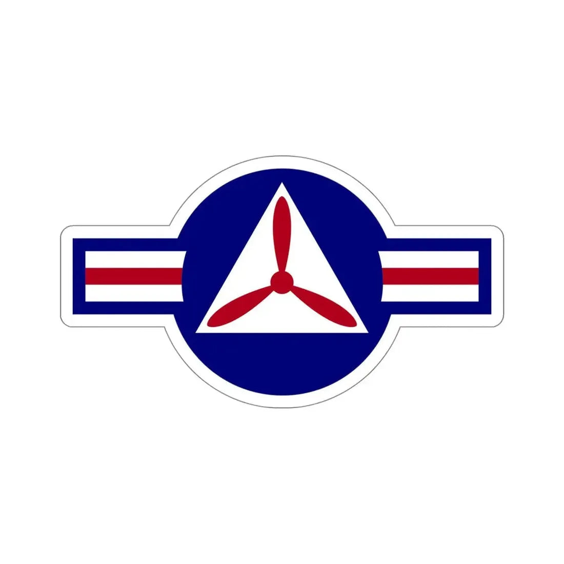 Roundel of the Civil Air Patrol STICKER Vinyl Die-Cut Decal 5 Inch - The Sticker Space