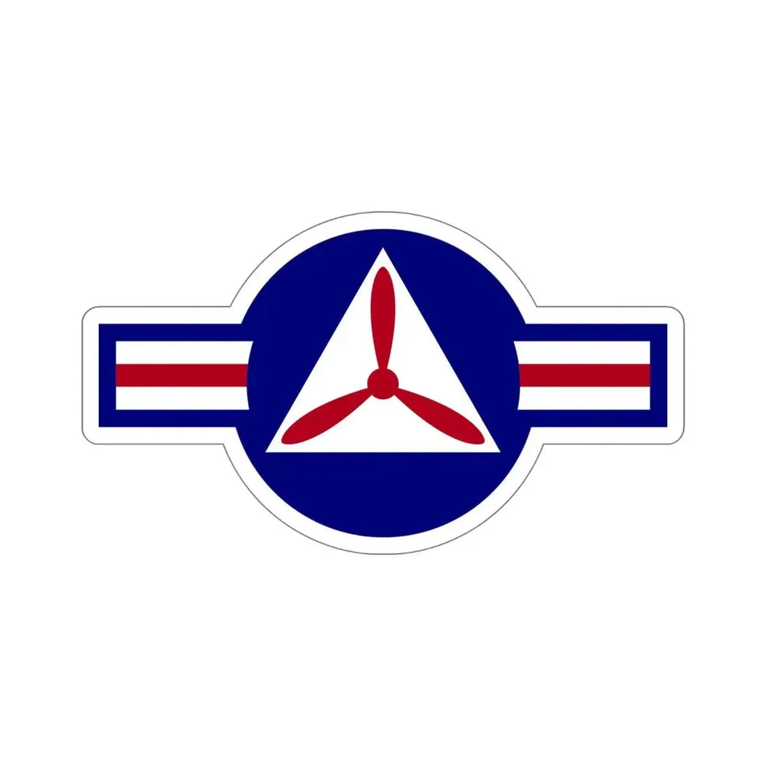 Roundel of the Civil Air Patrol STICKER Vinyl Die-Cut Decal 6 Inch - The Sticker Space
