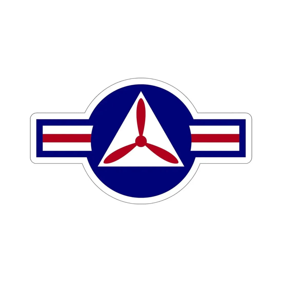 Roundel of the Civil Air Patrol STICKER Vinyl Die-Cut Decal - The Sticker Space