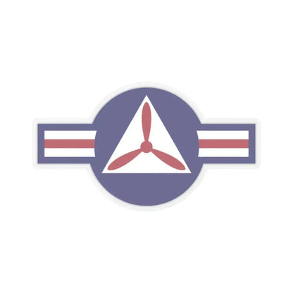 Roundel of the Civil Air Patrol - STICKER Vinyl Kiss-Cut Decal 2 Inch Transparent - The Sticker Space