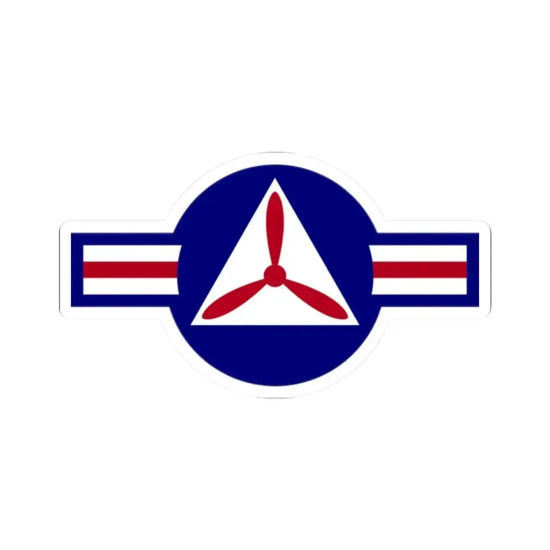 Roundel of the Civil Air Patrol - STICKER Vinyl Kiss-Cut Decal 2 Inch White - The Sticker Space
