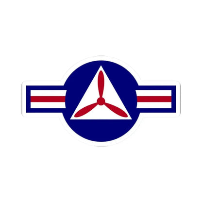 Roundel of the Civil Air Patrol - STICKER Vinyl Kiss-Cut Decal 2 Inch White - The Sticker Space