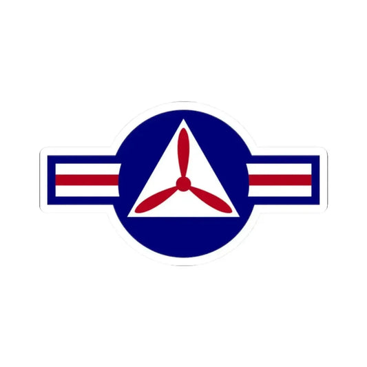 Roundel of the Civil Air Patrol - STICKER Vinyl Kiss-Cut Decal 2 Inch White - The Sticker Space