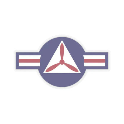Roundel of the Civil Air Patrol - STICKER Vinyl Kiss-Cut Decal 3 Inch Transparent - The Sticker Space