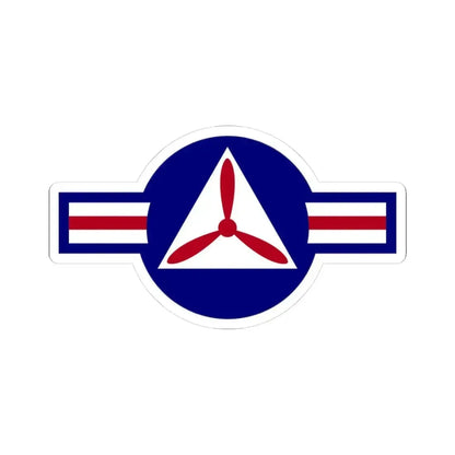 Roundel of the Civil Air Patrol - STICKER Vinyl Kiss-Cut Decal 3 Inch White - The Sticker Space