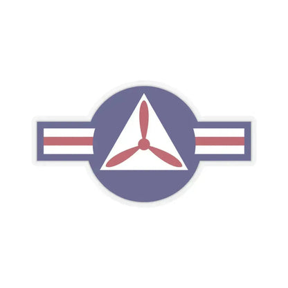 Roundel of the Civil Air Patrol - STICKER Vinyl Kiss-Cut Decal 4 Inch Transparent - The Sticker Space