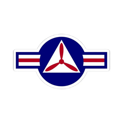 Roundel of the Civil Air Patrol - STICKER Vinyl Kiss-Cut Decal 4 Inch White - The Sticker Space