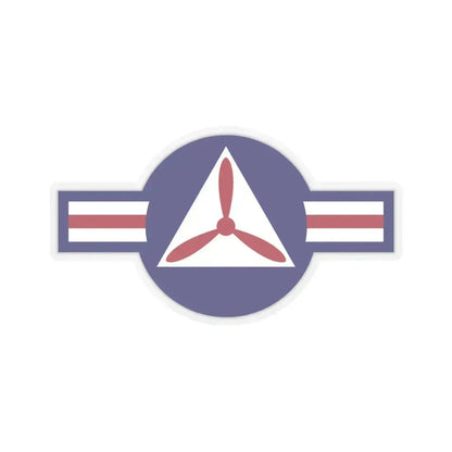 Roundel of the Civil Air Patrol - STICKER Vinyl Kiss-Cut Decal 6 Inch Transparent - The Sticker Space