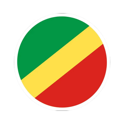 Roundel of the Republic of the Congo fictional (Congo) STICKER Vinyl Kiss-Cut Decal 2 Inch White - The Sticker Space