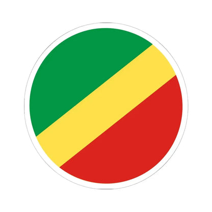 Roundel of the Republic of the Congo fictional (Congo) STICKER Vinyl Kiss-Cut Decal 6 Inch White - The Sticker Space
