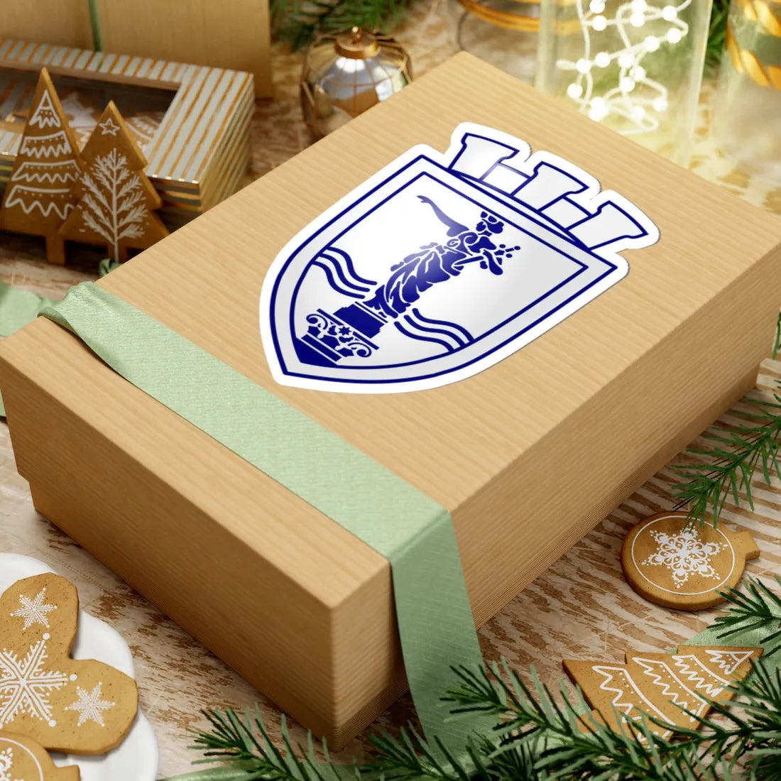 Rousse-coat-of-arms (Bulgaria) (Coat of Arms) STICKER Vinyl Kiss-Cut Decal - The Sticker Space