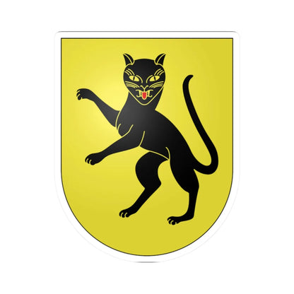 Rovio-coat of arms (Switzerland) (Coat of Arms) STICKER Vinyl Kiss-Cut Decal 2 Inch White - The Sticker Space