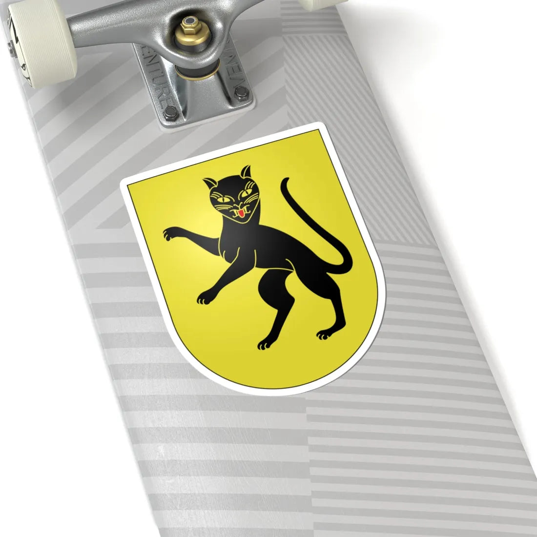 Rovio-coat of arms (Switzerland) (Coat of Arms) STICKER Vinyl Kiss-Cut Decal - The Sticker Space