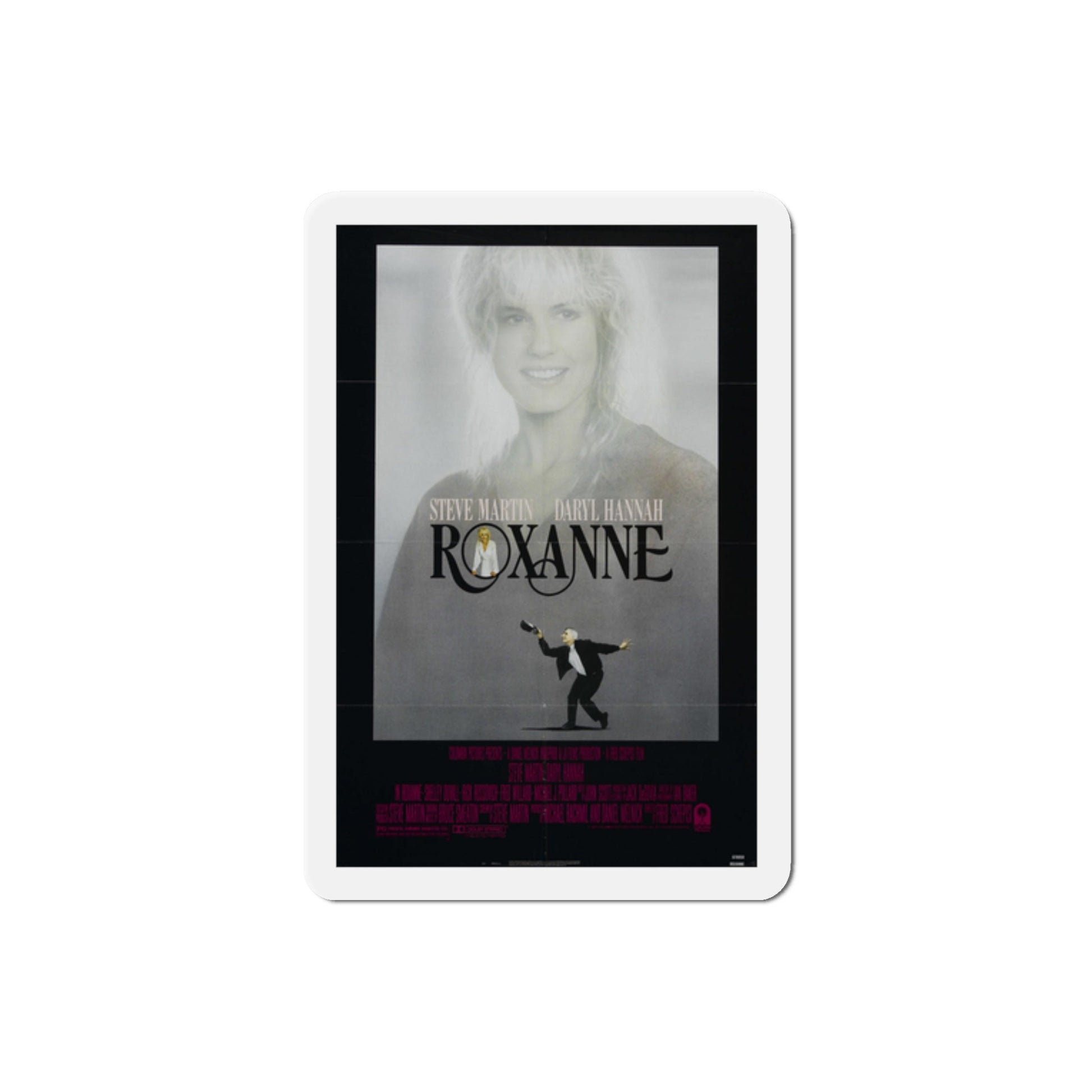 Roxanne 1987 Movie Poster Die-Cut Magnet-2" x 2"-The Sticker Space