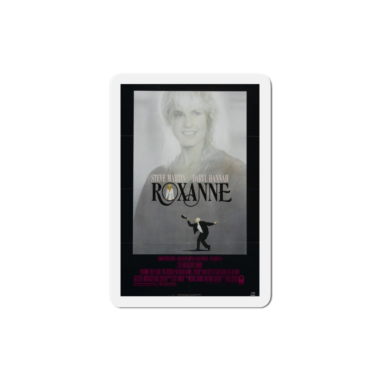 Roxanne 1987 Movie Poster Die-Cut Magnet-3" x 3"-The Sticker Space