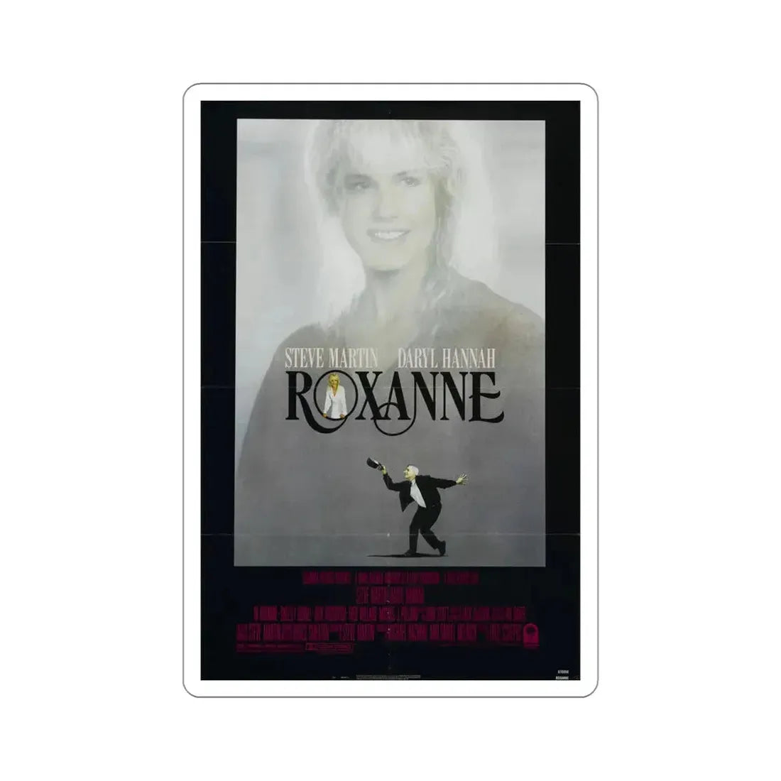 Roxanne 1987 Movie Poster STICKER Vinyl Die-Cut Decal 5 Inch - The Sticker Space