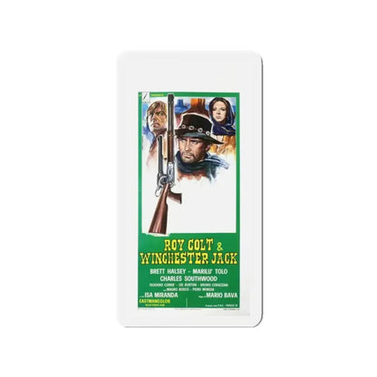ROY COLT & WINCHESTER JACK 1970 Movie Poster - Refrigerator Magnet 2 Inch Die-Cut - The Sticker Space