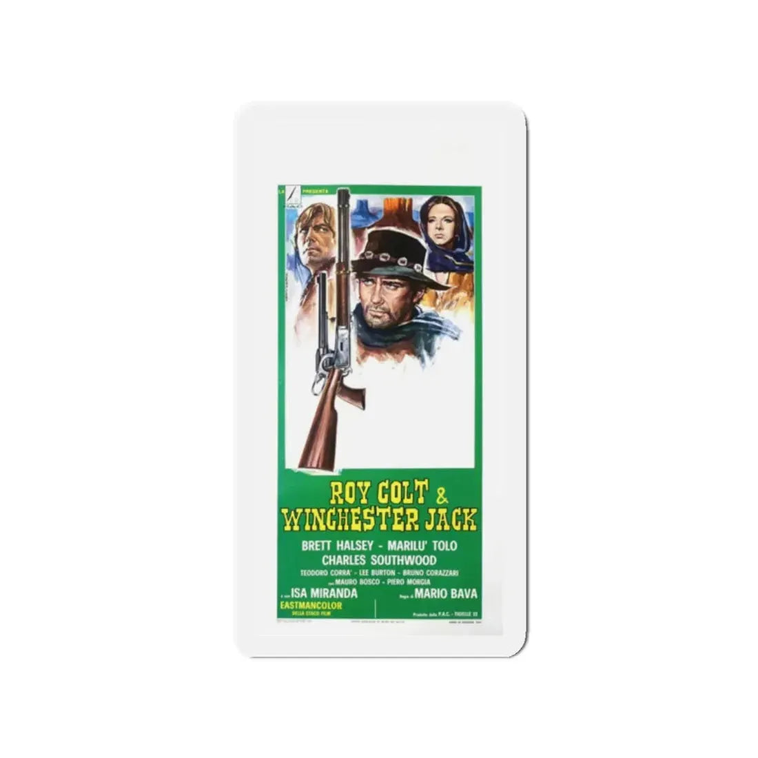 ROY COLT & WINCHESTER JACK 1970 Movie Poster - Refrigerator Magnet - The Sticker Space