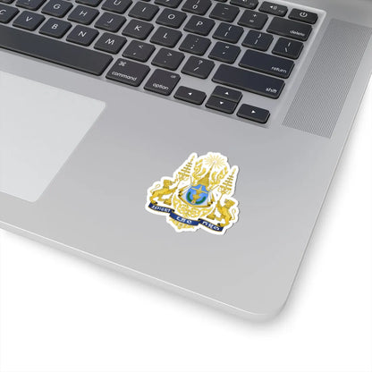 Royal arms of Cambodia (Cambodia) (Coat of Arms) STICKER Vinyl Kiss-Cut Decal - The Sticker Space