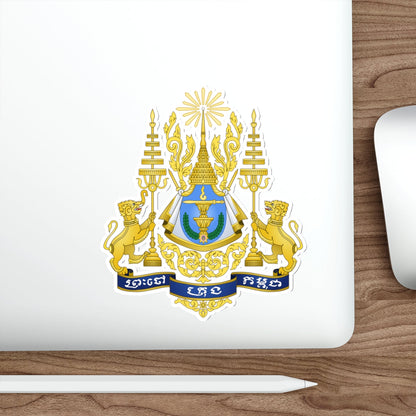 Royal arms of Cambodia STICKER Vinyl Die-Cut Decal-The Sticker Space