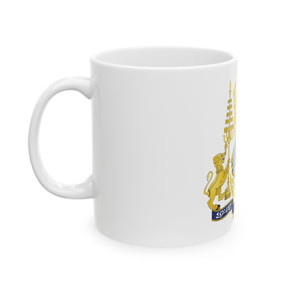 Royal arms of Cambodia - White Coffee Mug-The Sticker Space