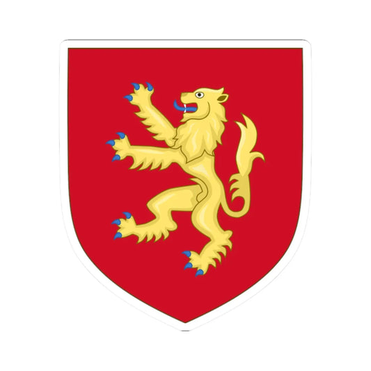 Royal Arms of England 1154-1189 (England) (Coat of Arms) STICKER Vinyl Kiss-Cut Decal 2 Inch White - The Sticker Space