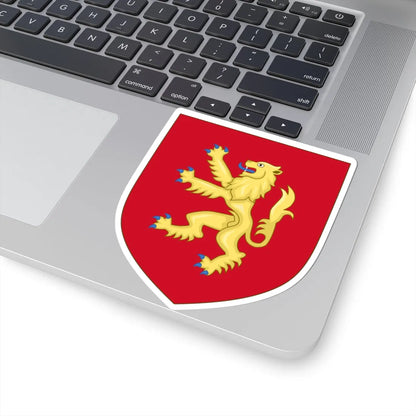 Royal Arms of England 1154-1189 (England) (Coat of Arms) STICKER Vinyl Kiss-Cut Decal - The Sticker Space
