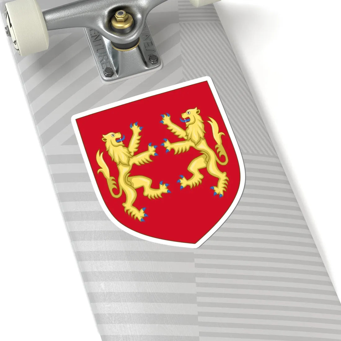 Royal Arms of England 1189-1198 (England) (Coat of Arms) STICKER Vinyl Kiss-Cut Decal - The Sticker Space