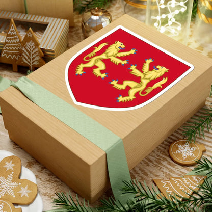 Royal Arms of England 1189-1198 (England) (Coat of Arms) STICKER Vinyl Kiss-Cut Decal - The Sticker Space