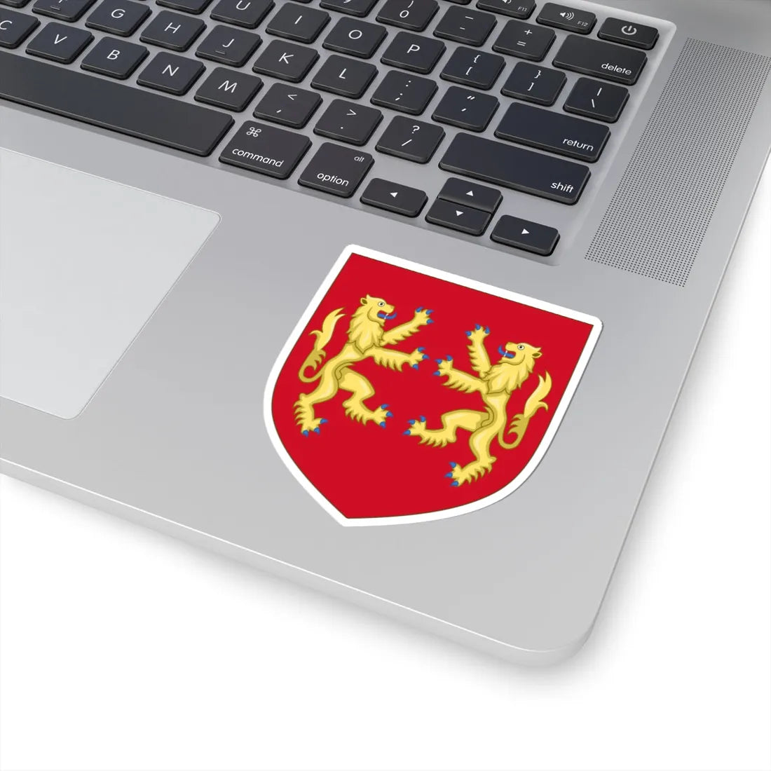 Royal Arms of England 1189-1198 (England) (Coat of Arms) STICKER Vinyl Kiss-Cut Decal - The Sticker Space