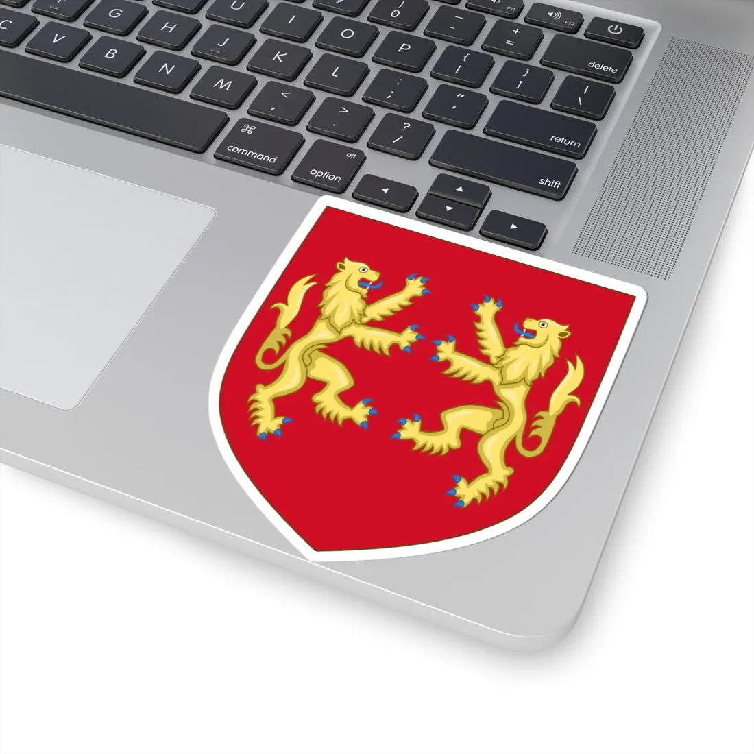 Royal Arms of England 1189-1198 (England) (Coat of Arms) STICKER Vinyl Kiss-Cut Decal - The Sticker Space
