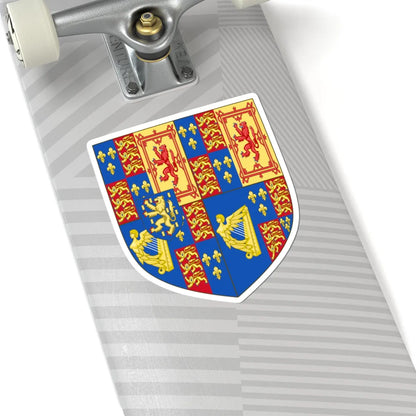 Royal Arms of England 1689-1694 (England) (Coat of Arms) STICKER Vinyl Kiss-Cut Decal - The Sticker Space