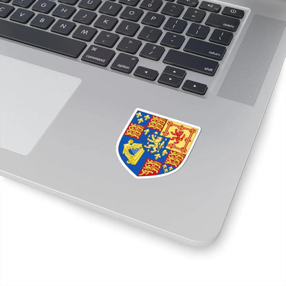 Royal Arms of England 1694-1702 (England) (Coat of Arms) STICKER Vinyl Kiss-Cut Decal - The Sticker Space