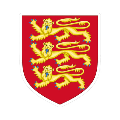 Royal arms of England (England) (Coat of Arms) STICKER Vinyl Kiss-Cut Decal 3 Inch White - The Sticker Space