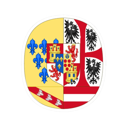 Royal Arms of Etruria (Italy) (Coat of Arms) STICKER Vinyl Kiss-Cut Decal 2 Inch White - The Sticker Space
