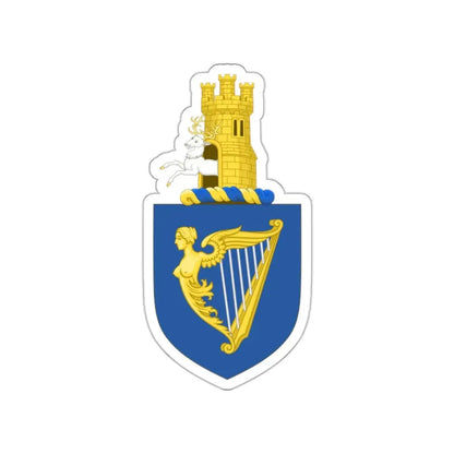 Royal arms of Ireland STICKER Vinyl Die-Cut Decal - The Sticker Space