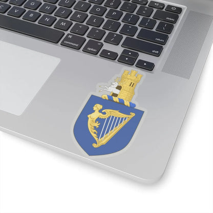 Royal arms of Ireland - STICKER Vinyl Kiss-Cut Decal - The Sticker Space