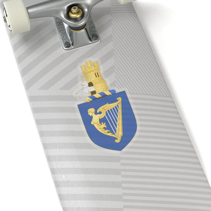 Royal arms of Ireland - STICKER Vinyl Kiss-Cut Decal - The Sticker Space