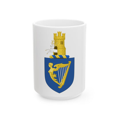 Royal arms of Ireland - White Coffee Mug-15oz-The Sticker Space