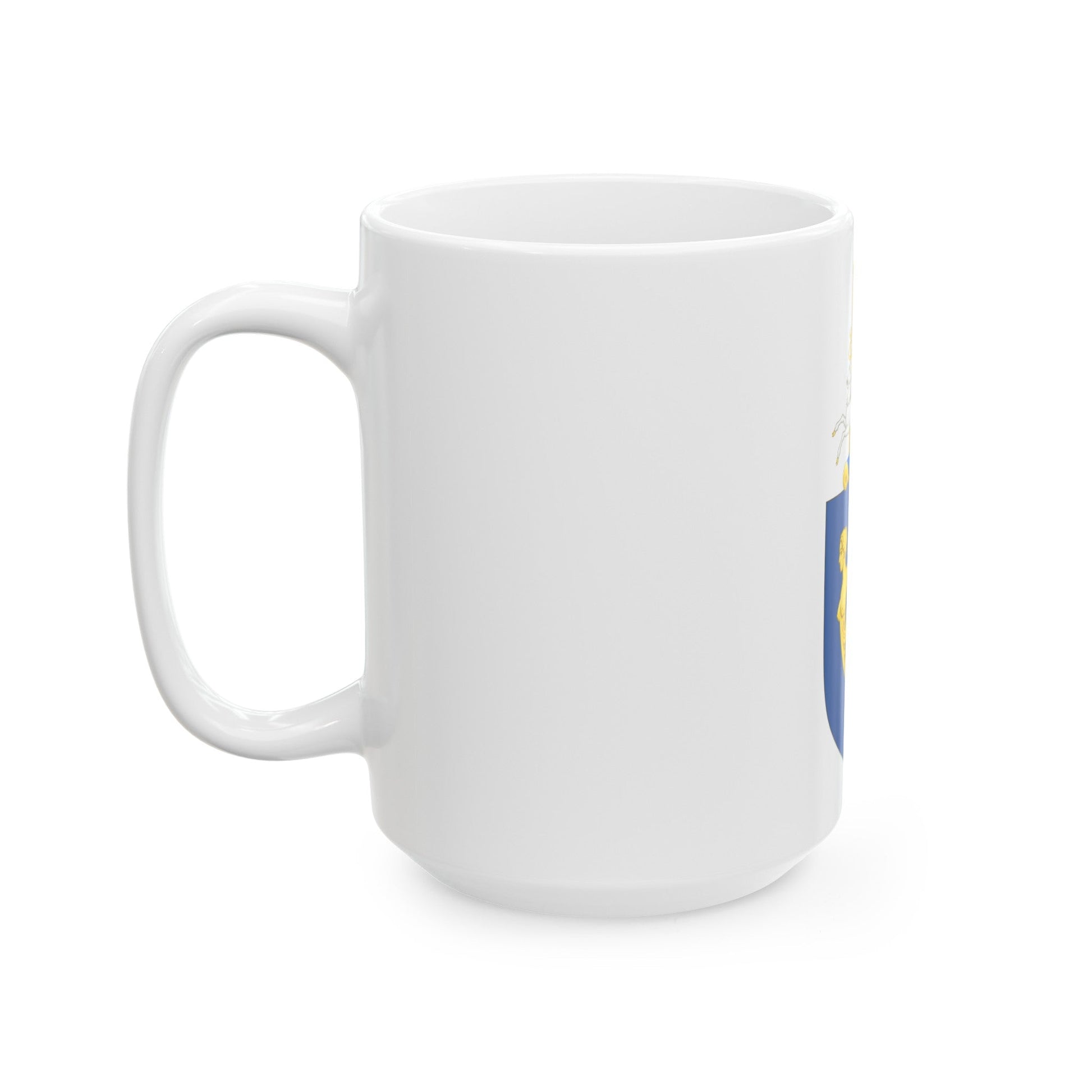 Royal arms of Ireland - White Coffee Mug-The Sticker Space