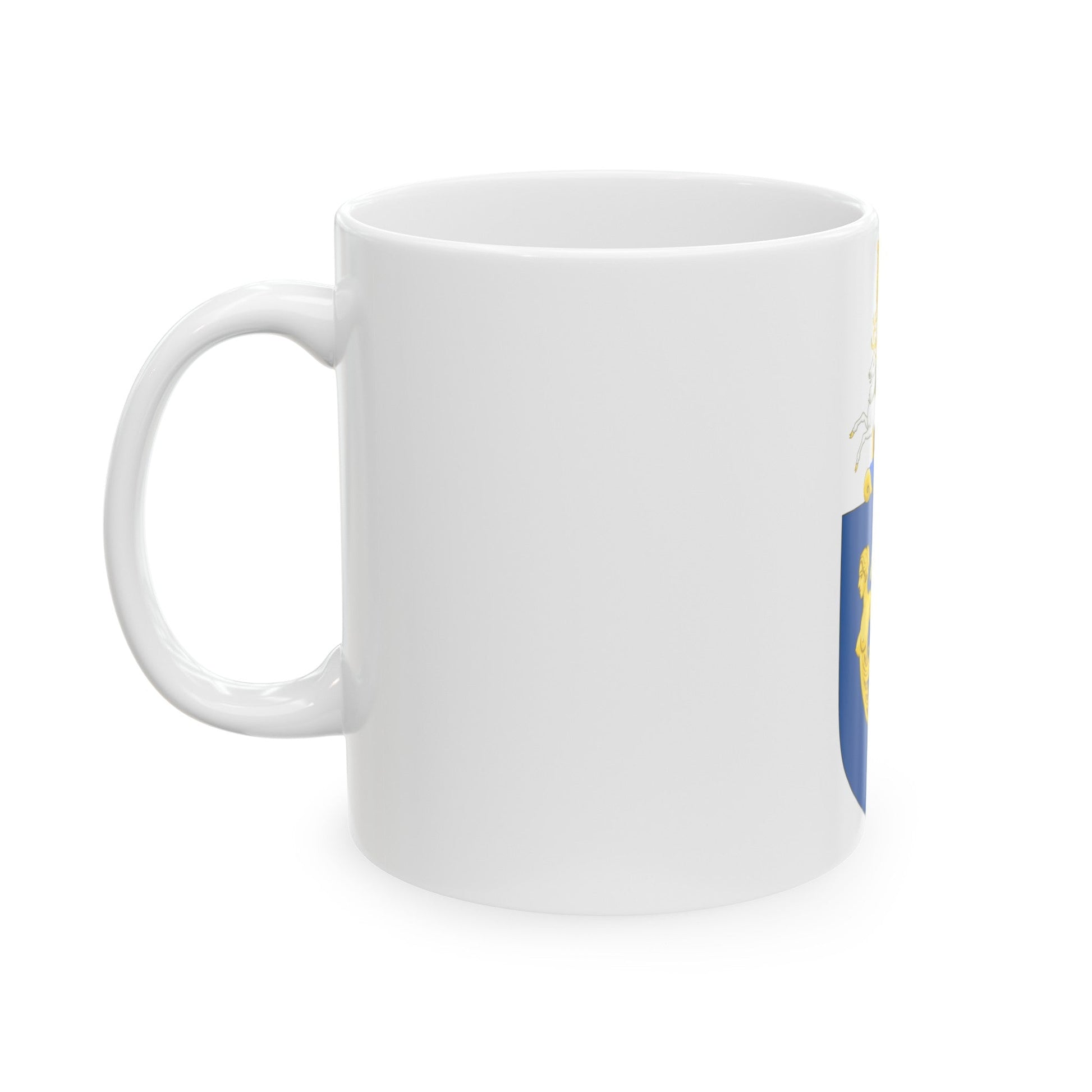 Royal arms of Ireland - White Coffee Mug-The Sticker Space